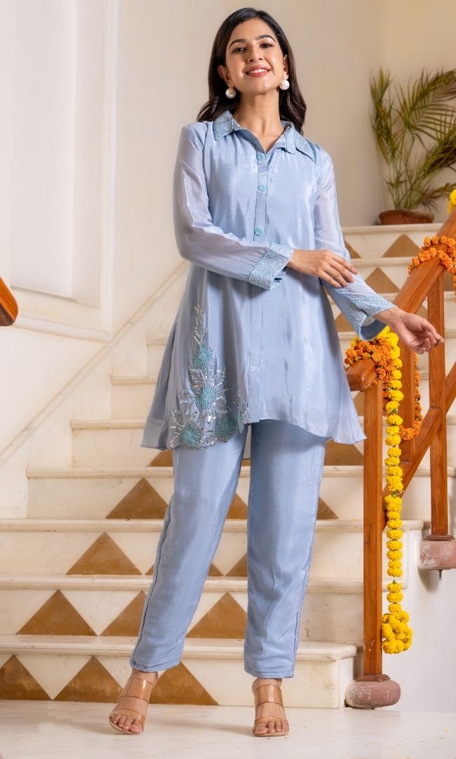 Blizzard Blue Co-ord Set