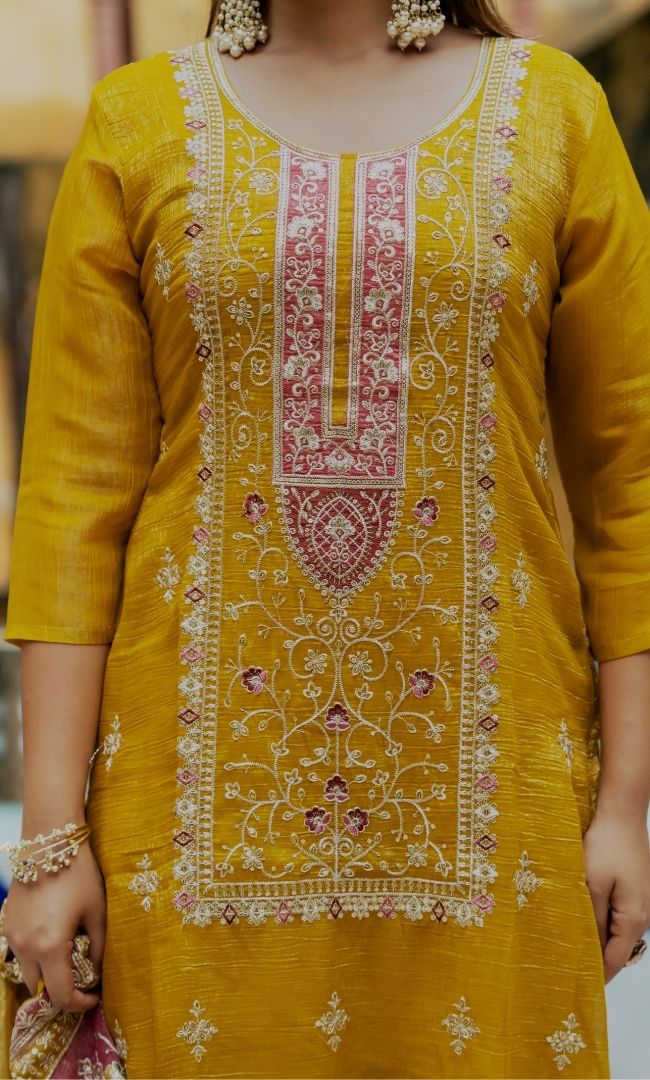 Sabzaar Green Suit Set