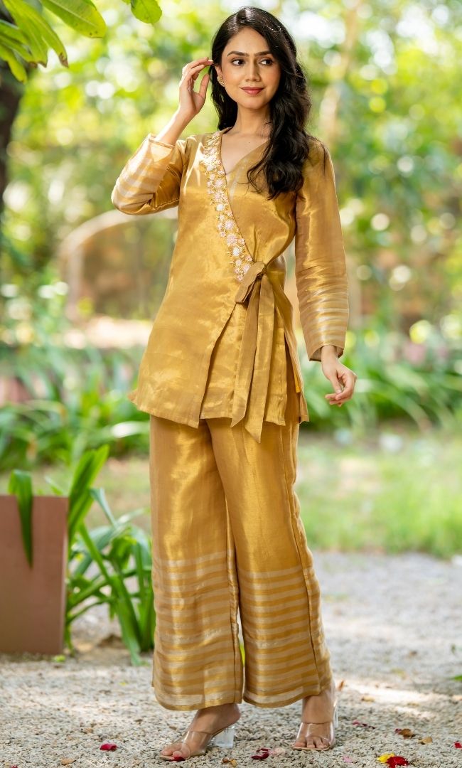 Kanak Tissue Co-ord Set
