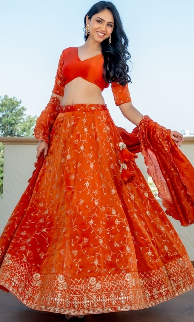 Khaab Zari Lehenga Set