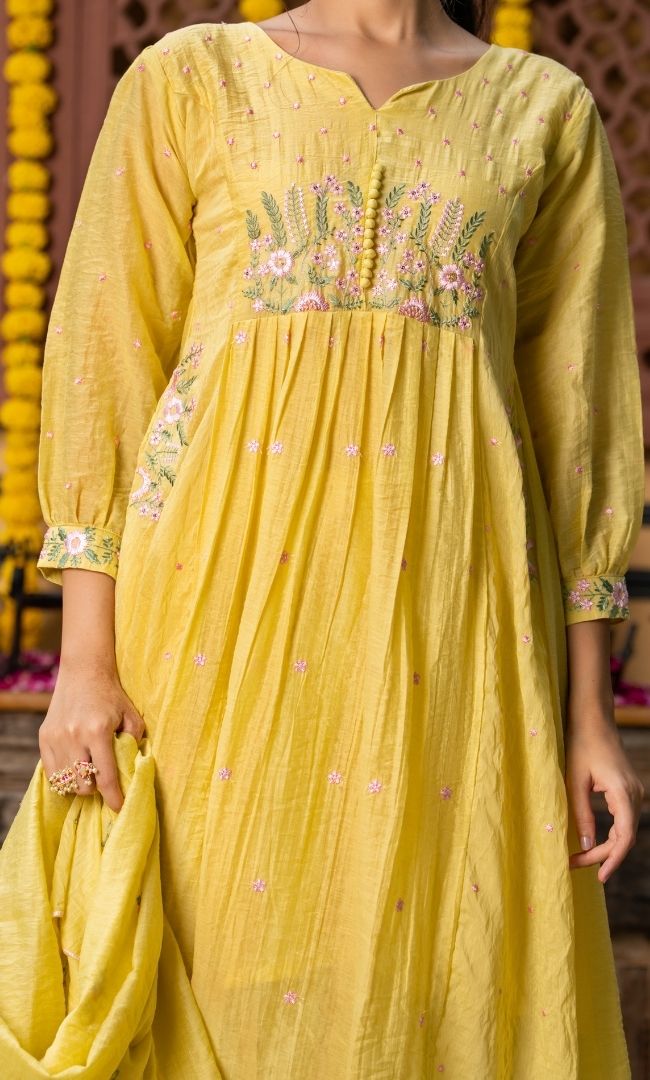 Swarnika Yellow Suit Set