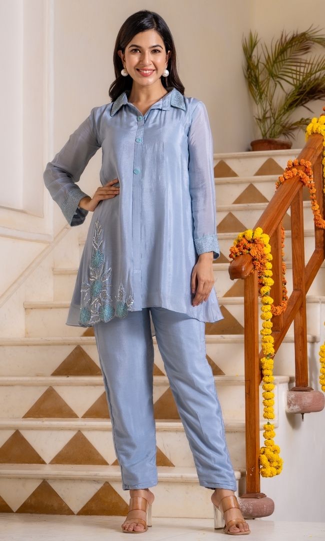 Blizzard Blue Co-ord Set
