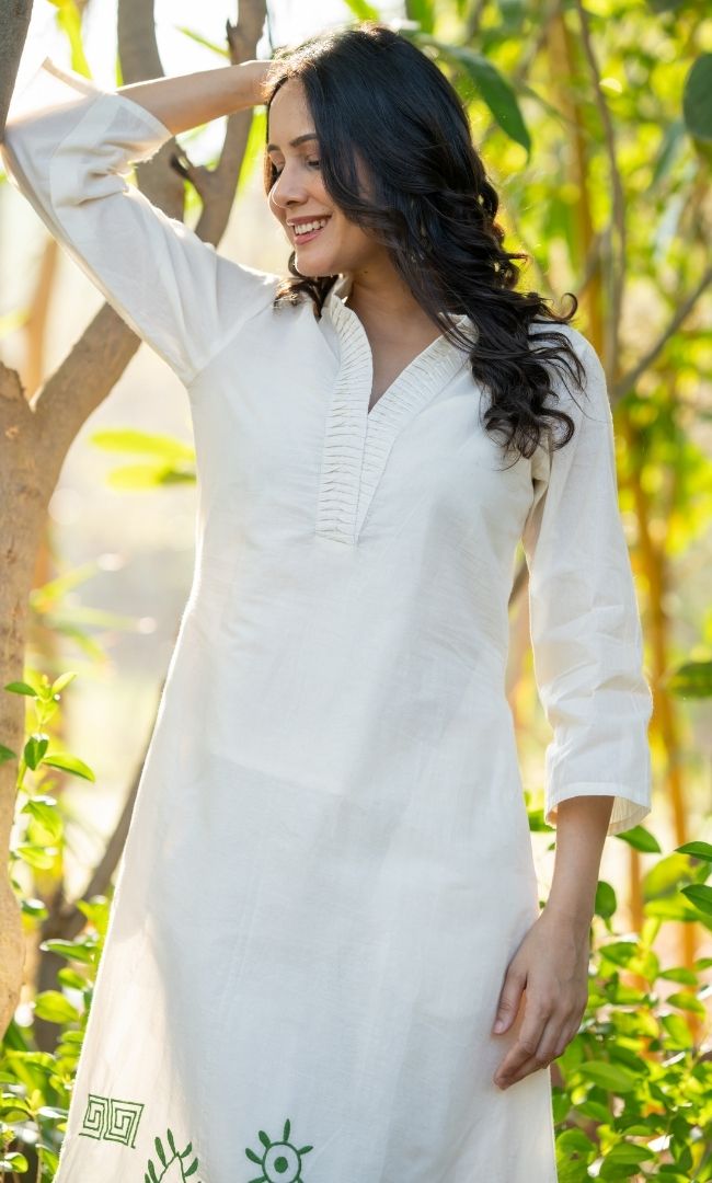Alina Cotton Kurta Set