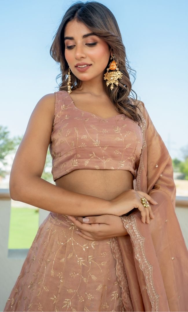 Rahat Zari Lehenga Set