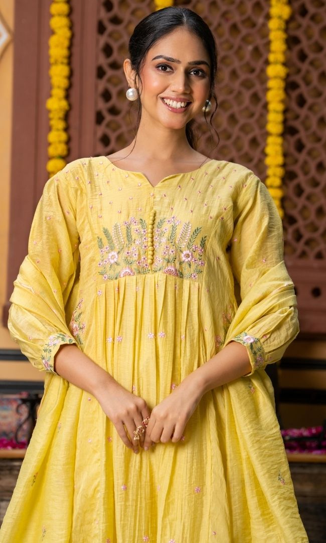 Swarnika Yellow Suit Set