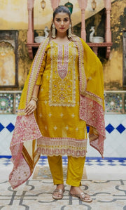 Sabzaar Green Suit Set