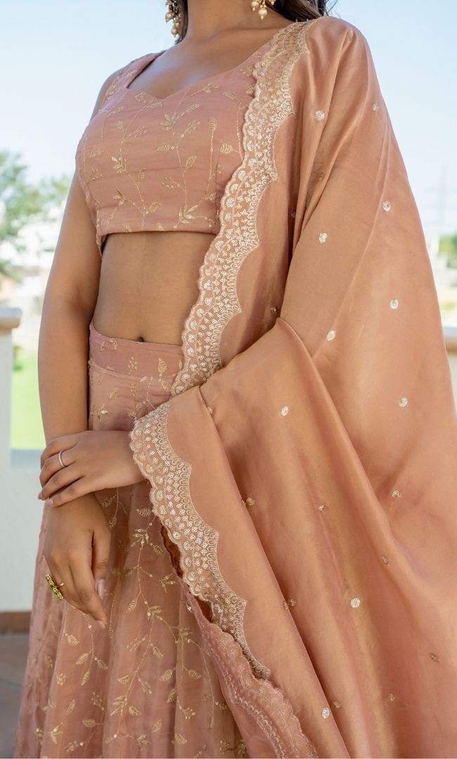 Rahat Zari Lehenga Set