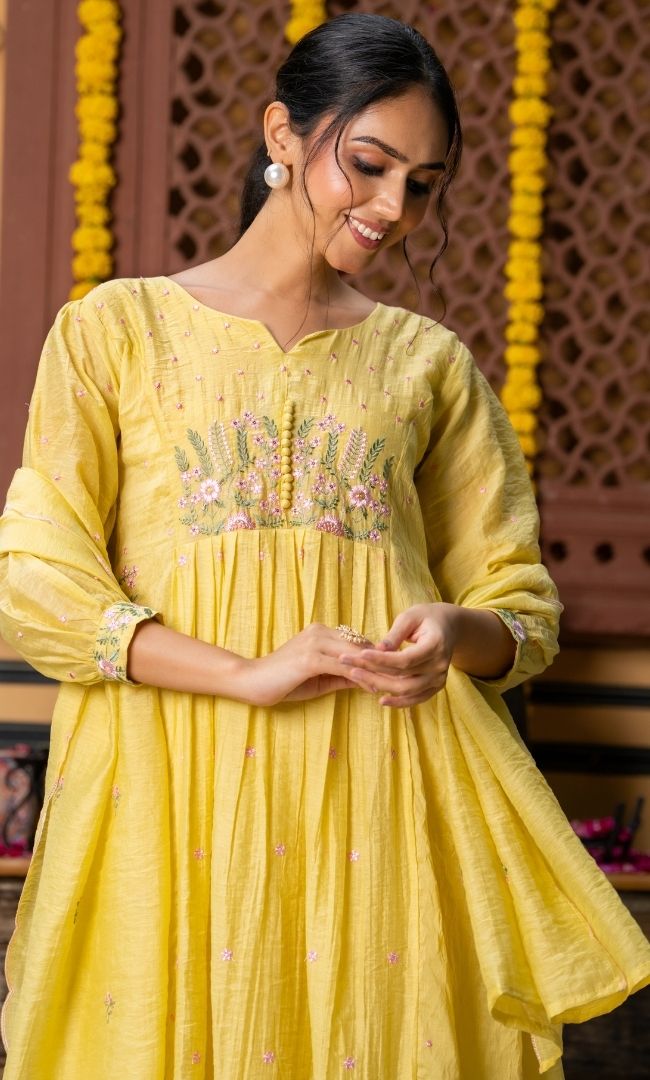 Swarnika Yellow Suit Set