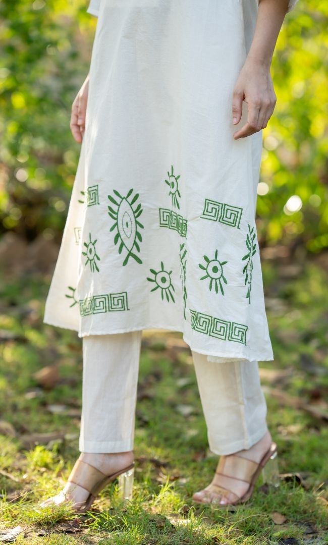 Alina Cotton Kurta Set