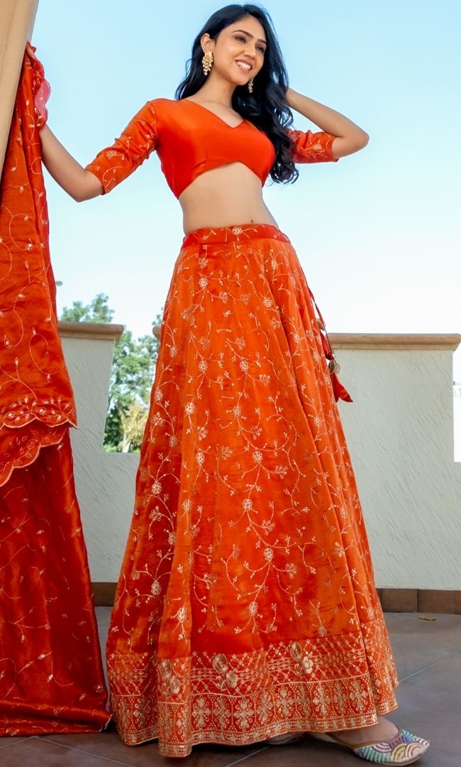 Khaab Zari Lehenga Set