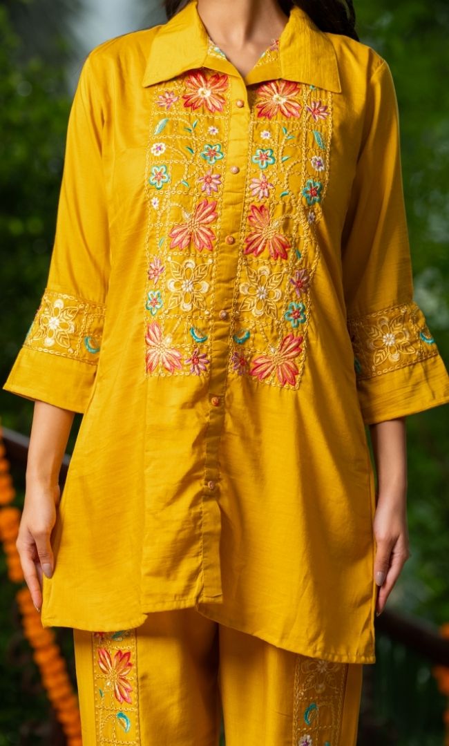Avira Mustard Co ord Set