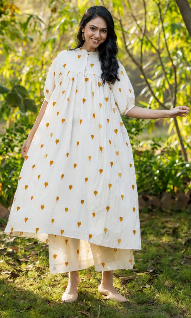 Mustard Lala Love Co-ord Set