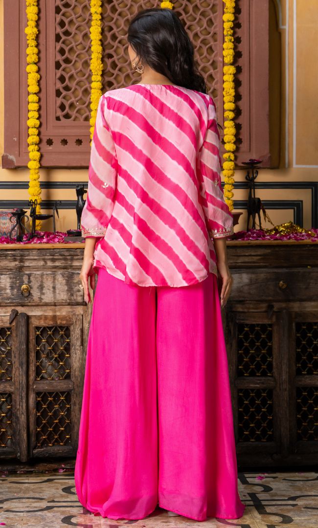 Pink Prism Leheriya Set