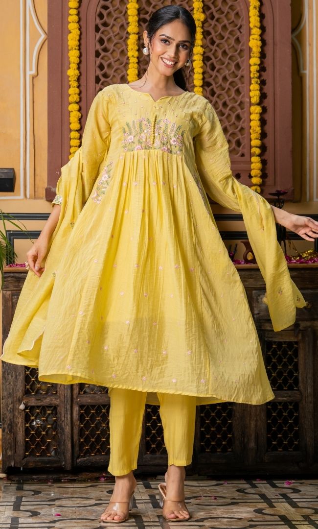 Swarnika Yellow Suit Set