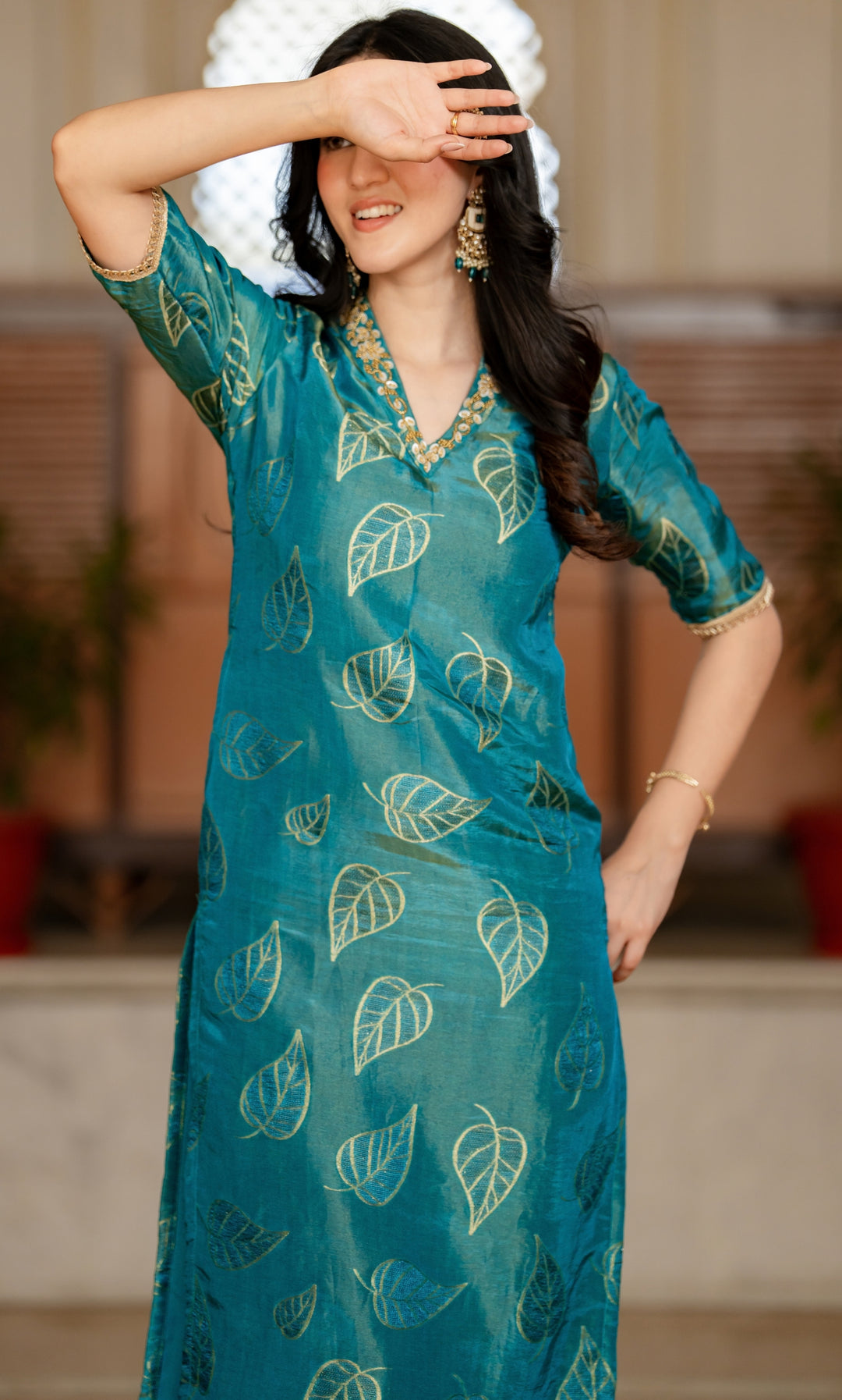 Aavya Firoza Kurta Co-ord Set