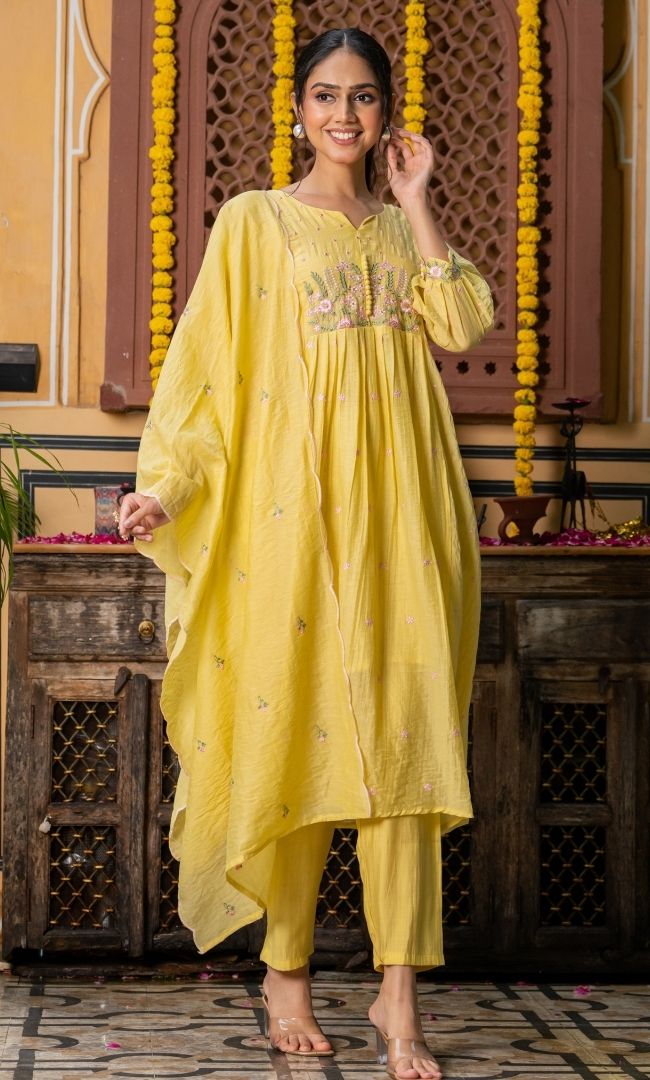 Swarnika Yellow Suit Set