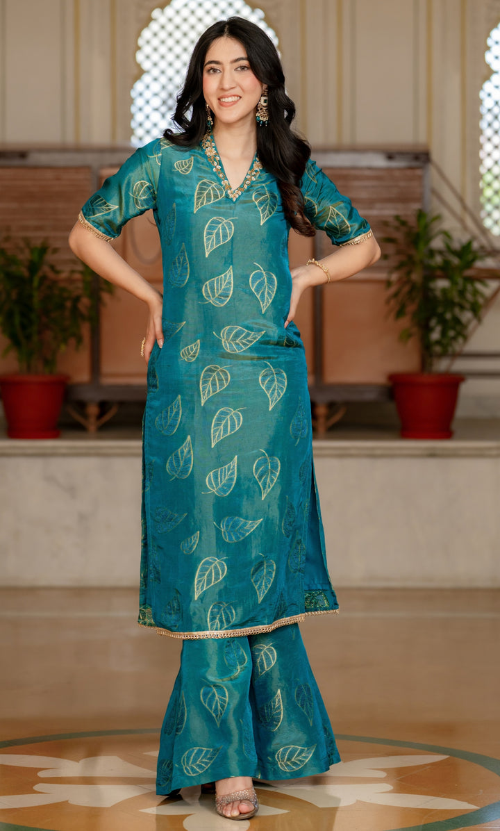 Aavya Firoza Kurta Co-ord Set