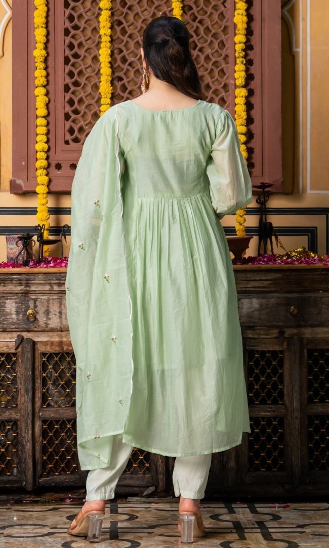 Hivara Green Suit Set