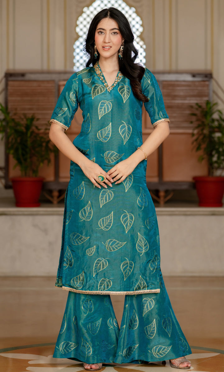Aavya Firoza Kurta Co-ord Set