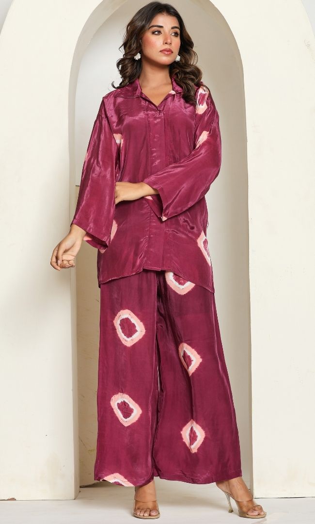 Mauve Mandola Co-ord Set