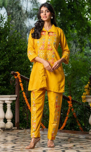Avira Mustard Co ord Set