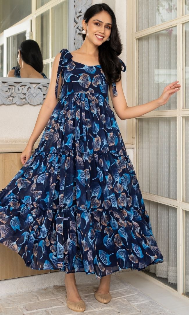 Petal Drift Maxi Dress