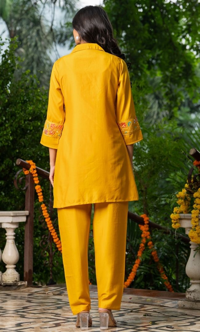 Avira Mustard Co ord Set