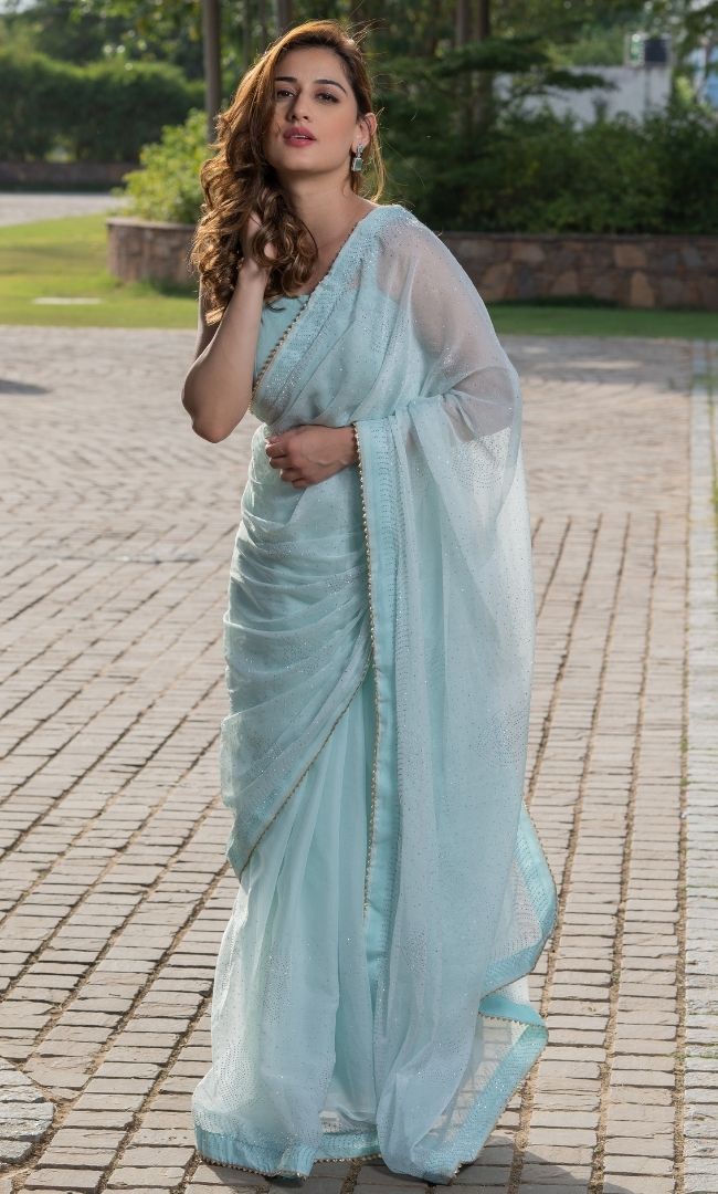 CELESTE BLUE SAREE