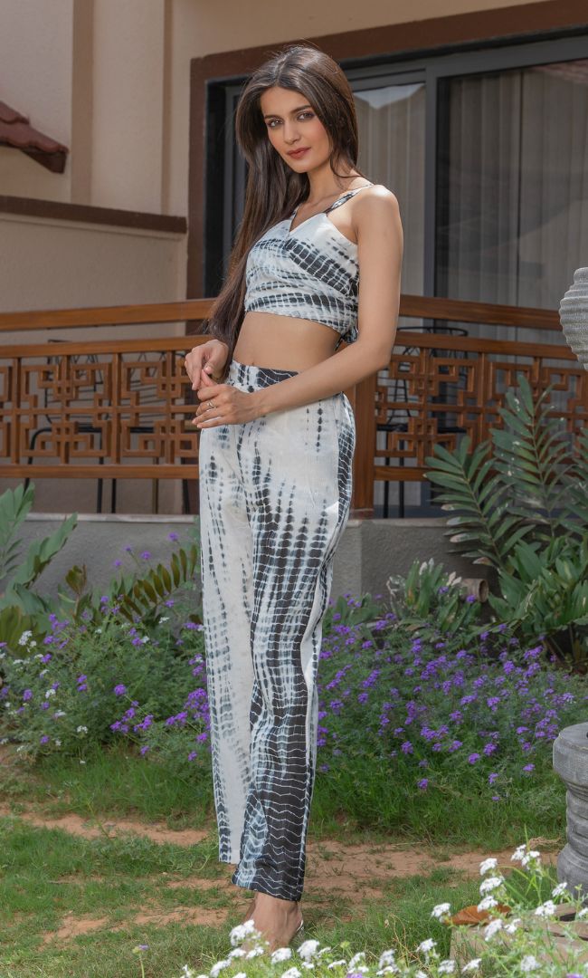 BLACKBERRY TIE-DYE  CO-ORD SET