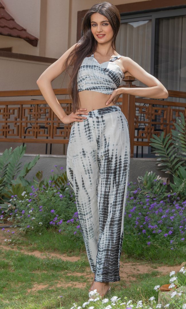 BLACKBERRY TIE-DYE  CO-ORD SET