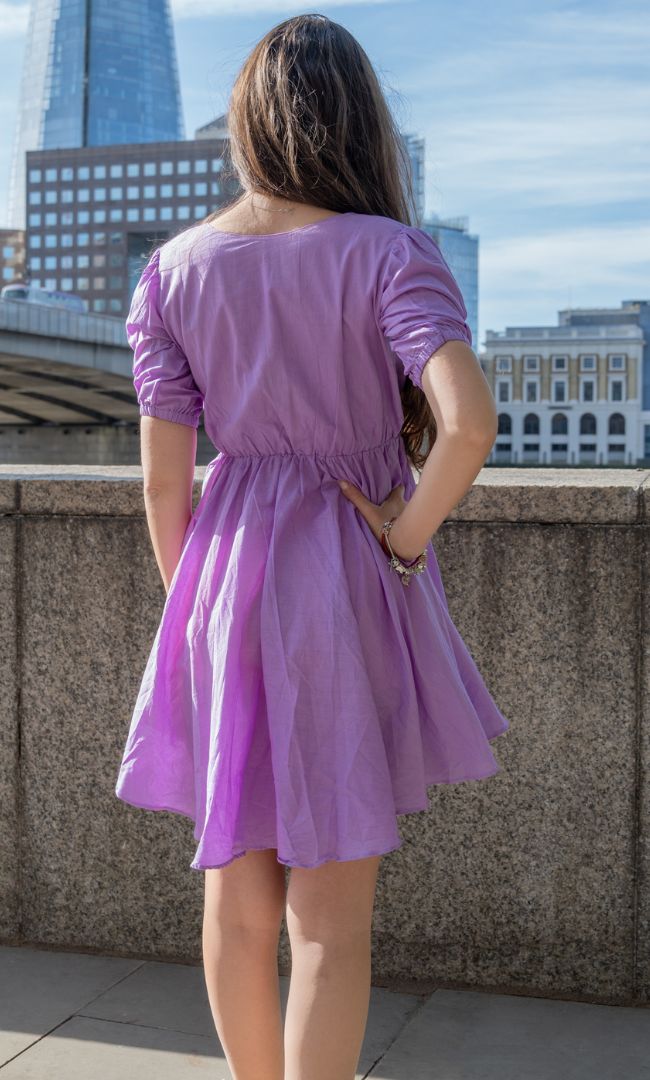 LILAC SHORT DRESS