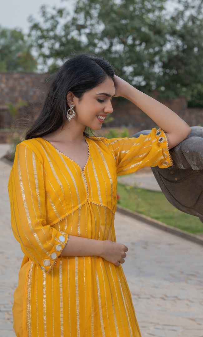 SUNNY YELLOW KURTA SET