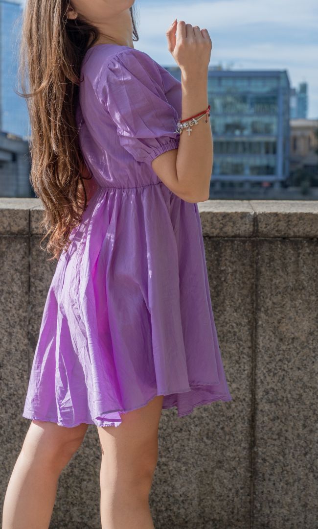 LILAC SHORT DRESS