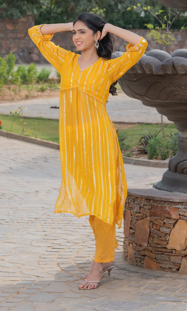 SUNNY YELLOW KURTA SET