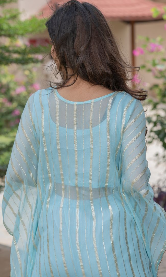 MINT HANDWORK KAFTAN SET