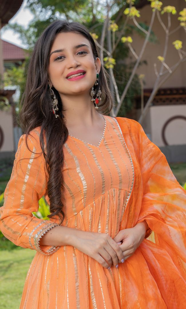 CORAL SHARARA SET