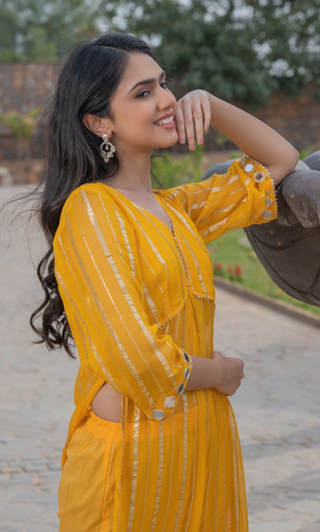 SUNNY YELLOW KURTA SET