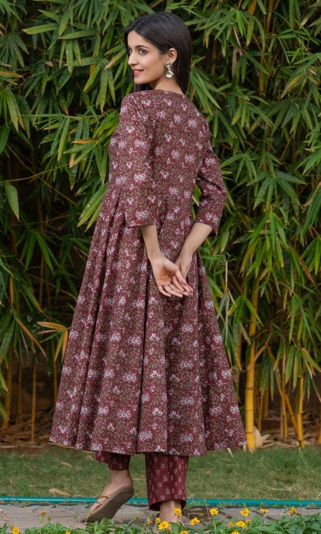 COCO FLORAL ANARKALI SET