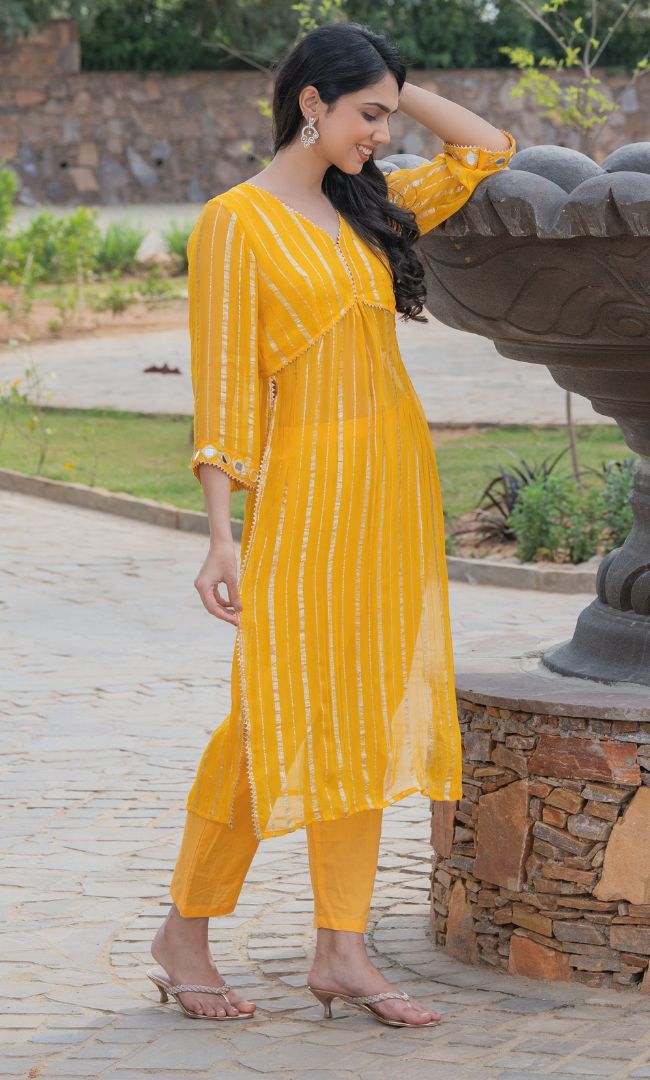 SUNNY YELLOW KURTA SET