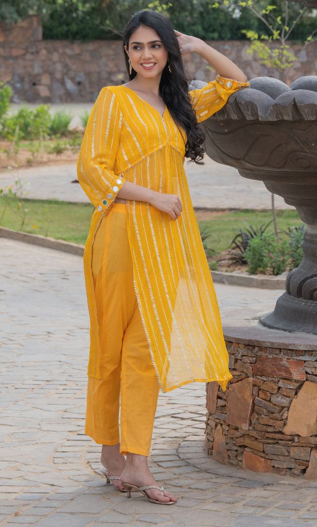 SUNNY YELLOW KURTA SET