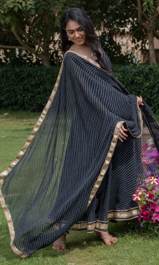 MIDNIGHT ANARKALI SET