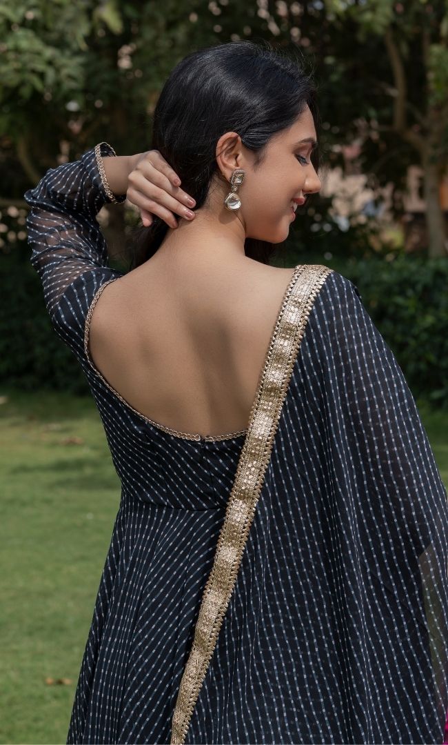 MIDNIGHT ANARKALI SET
