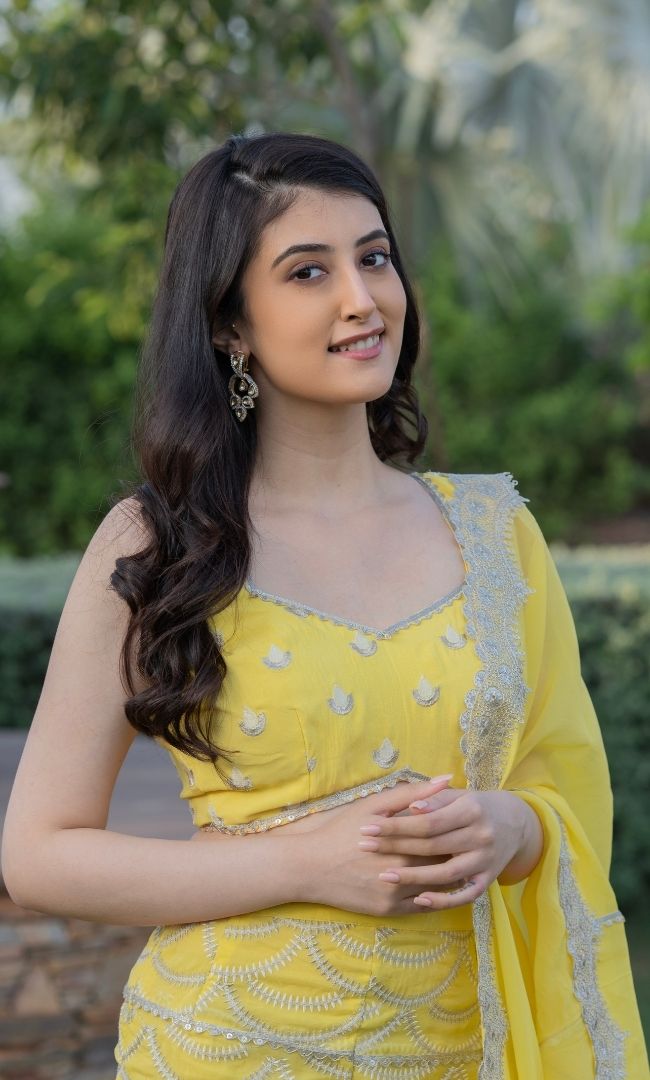 HALDI YELLOW SHARARA SET